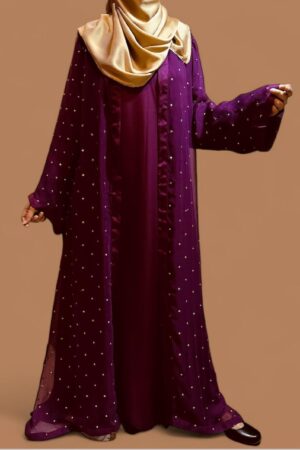 Formal chiffon Gown (plum)  size:56