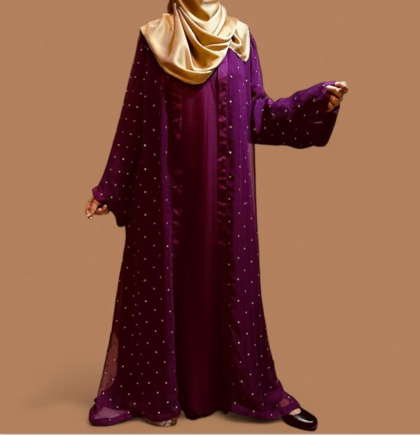 Formal chiffon Gown (plum)  size:56
