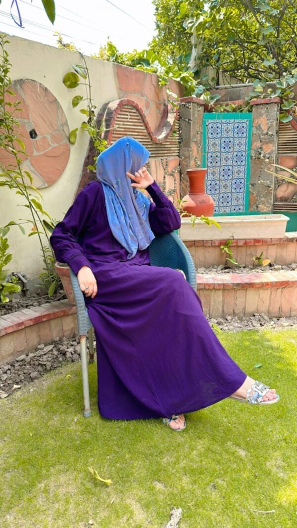 A Light weight breathable abaya xaa 01 size (56) - Image 3