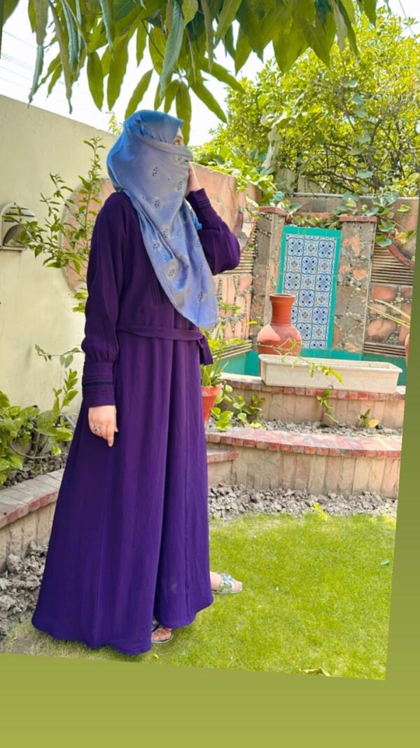 A Light weight breathable abaya xaa 01 size (56)