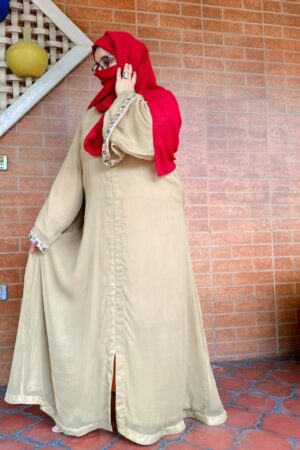 Crinkle chiffon abaya xaa 08 size:56