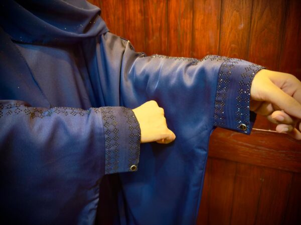 Nida blue with blue sequeins xaa 40 - Image 3