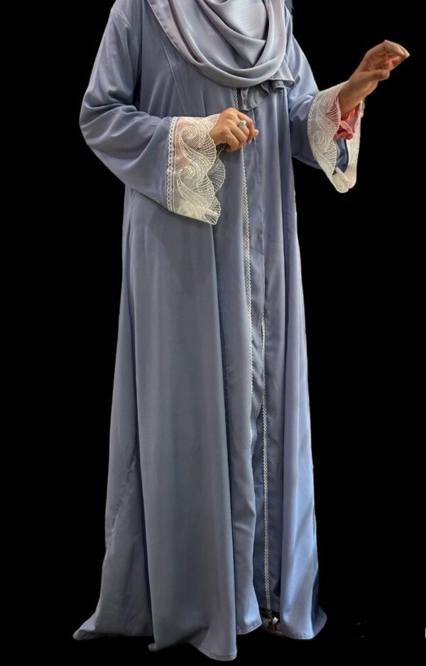 Baby blue abaya 🩵 🎯Code: xaa 16 - Image 2