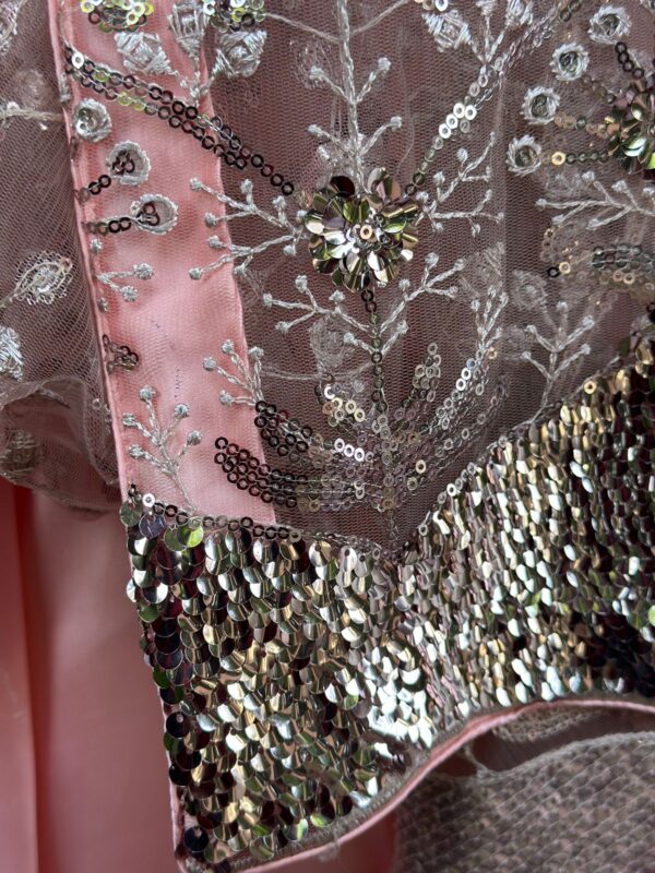 pink net Gown  size:56 - Image 3