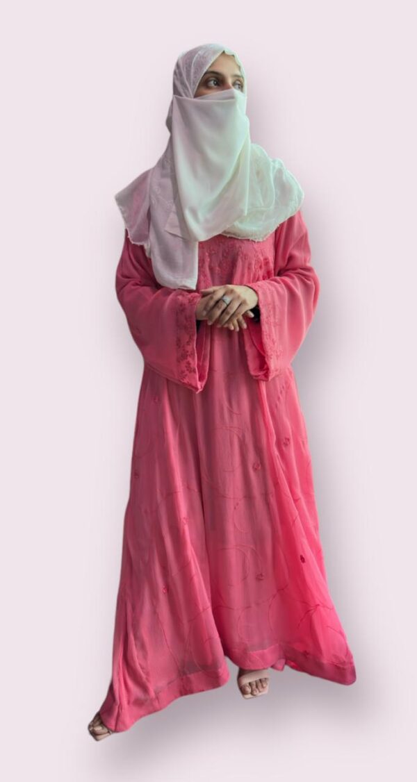 Barbie pink abaya 💕 size:56 - Image 3