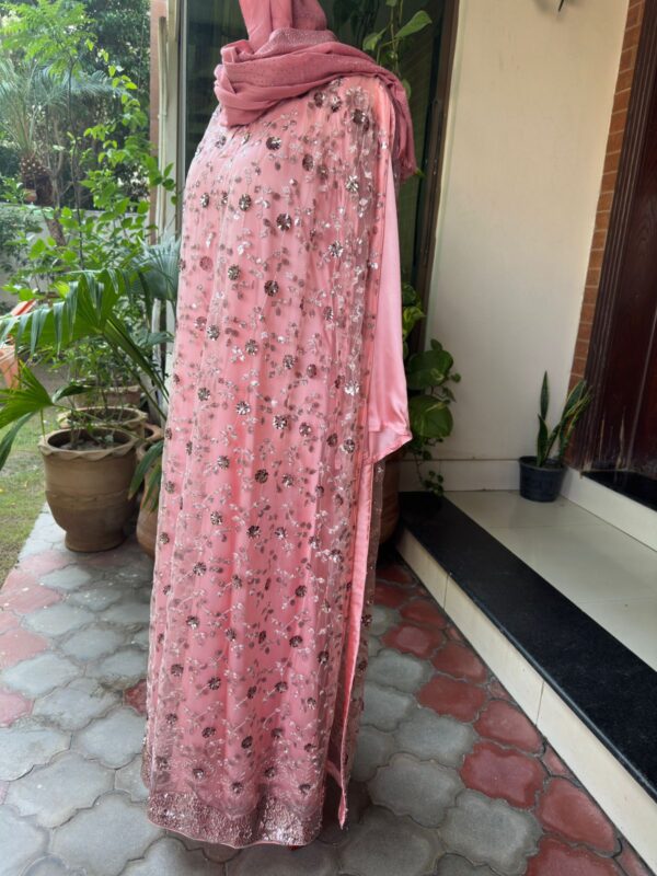 pink net Gown  size:56 - Image 6