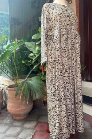 cheeta print abaya
