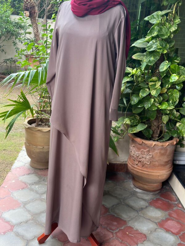 Taupe colour overlayer with ban - Image 2