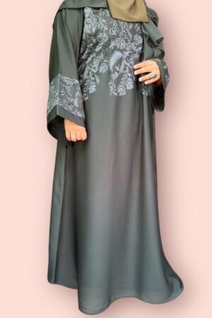 nida embroidery golden leaf