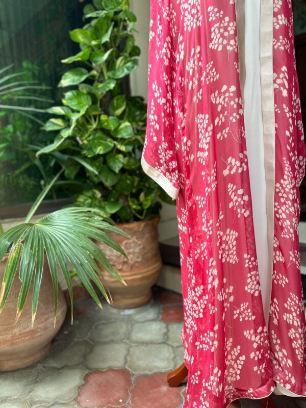 Floral pink Gown - Image 3