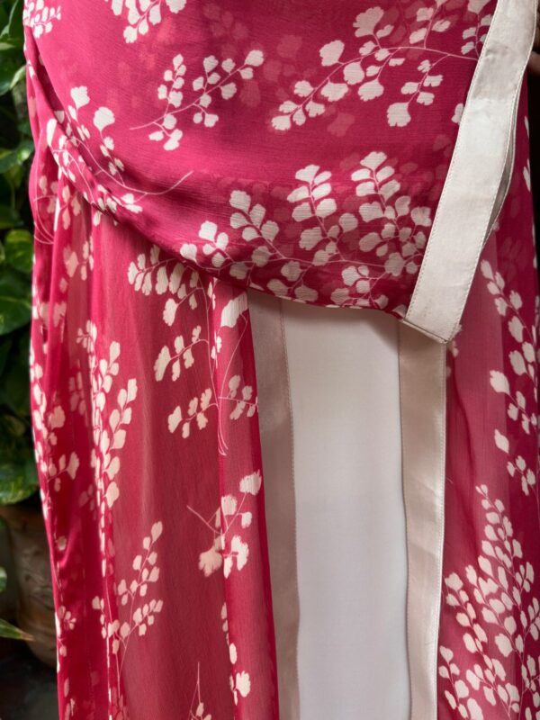 Floral pink Gown - Image 2
