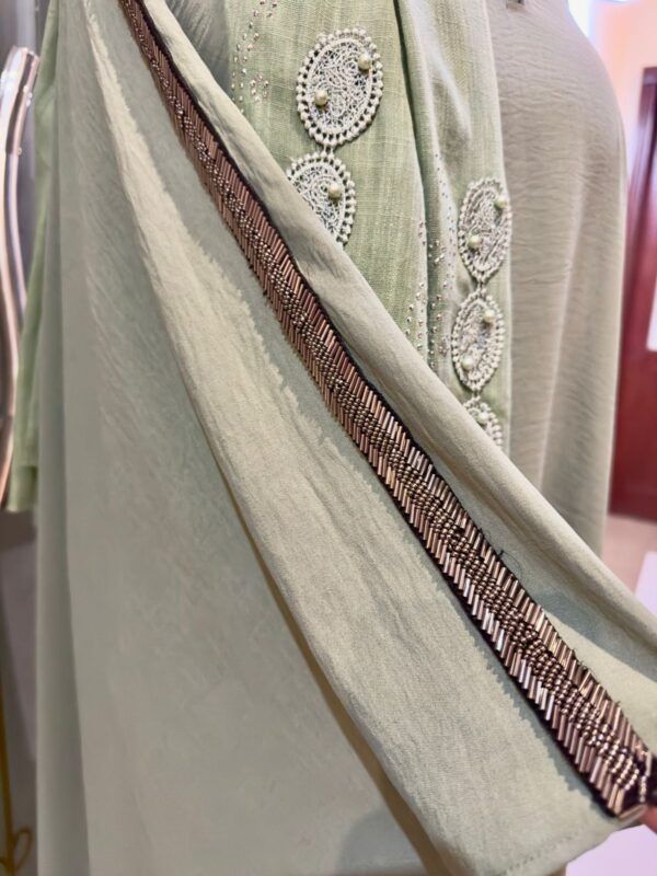 Mint green kaftan - Image 2
