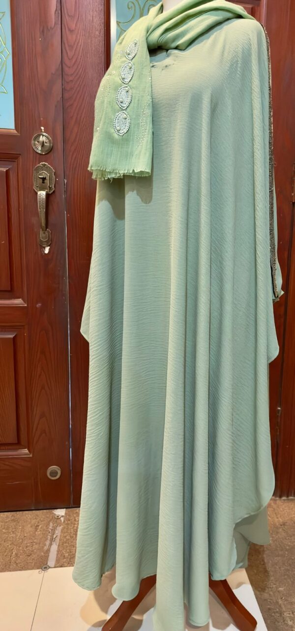 Mint green kaftan