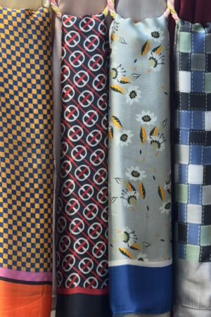 printed silk scarves