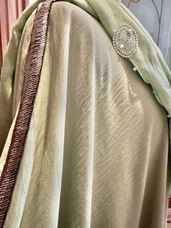 Mint green kaftan - Image 3