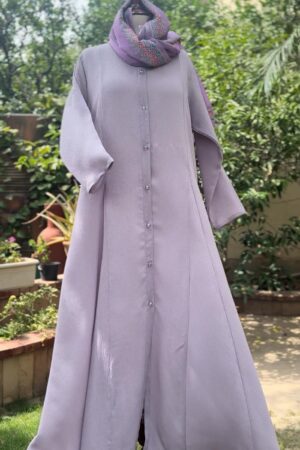 Lilac grace abaya